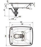 YH2163 Loquet de compression pliant en alliage de zinc pour boîte à outils avec poignée en T pour véhicules lourds