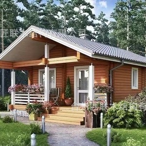 บ้านไม้ทรงสี่เหลี่ยม ดีไซน์เรียบง่าย ติดตั้งง่าย เหมาะสำหรับโรงแรม บ้านสำเร็จรูปแบบโมดูลาร์ พร้อมการวางแผน - Product Image 1