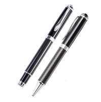 Stylo bille pas cher à motif fibre de carbone pour cadeau de mariage, stylo signature, accessoires de bureau et scolaires