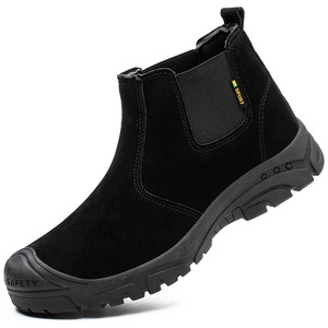 <span class=keywords><strong>Scarpe</strong></span> da Lavoro Super Sicure a Taglio Medio per Uomo, in Vera Pelle e Microfibra, Calzature di Sicurezza per Uso Invernale in Fabbrica - Product Image 2