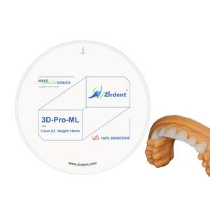 Zirdent Oem Tandheelkundige Implantaat En Kunstgebit Materialen Cad Cam Zirkonia Keramisch Blok Voor Tandheelkundig Lab Hoge Kwaliteit Zirkonia Blok - Product Image 3