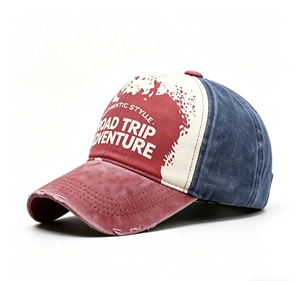 Casquette Trucker Vintage Personnalisée Effet Vieilli Unisexe en Coton avec Broderie Aventure pour Sports de Plein Air – Vente en Gros - Product Image 3