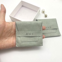 Haute qualité Logo imprimé petits bijoux bague boucles d'oreilles collier enveloppe Martin pochette sacs