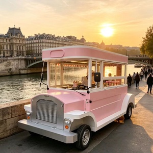 Carro de Postres para Puntos Turísticos, Carro de Comida Móvil con Tracción, Remolque para <span class=keywords><strong>Venta</strong></span> de Frutas, Remolque de Comida Gourmet Móvil - Product Image 1