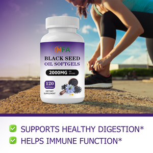 ซอฟต์เจลน้ำมันเมล็ดดำ OEM ODM พร้อมน้ำมันเมล็ดดำ ช่วยควบคุมแคลอรี่ กระตุ้นการเผาผลาญ บำรุงผมและเล็บให้แข็งแรง ผิวเปล่งปลั่งอ่อนเยาว์ - Product Image 6