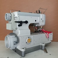 Machine à coudre industrielle haute vitesse pour cordon élastique et dentelle, point interlock, alimentation manuelle, nouvelle machine à surjeter à engrenages, en fer