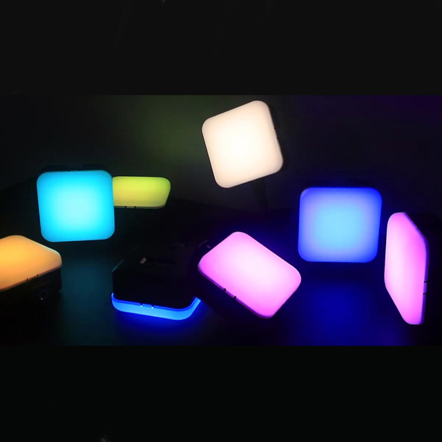 Portable LED RGB Video Light for Smartphone Laptop Mini 2500-8500K HSI 360 Color Selfie Light CRI 97 for Lighting Photographers'