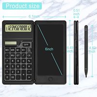 Calculatrice électronique de bureau colorée pour enfants, nouvelle calculatrice en plastique mignonne, cadeau de bureau, tablette d'écriture LCD, alimentée par batterie, cadeau tendance pour étudiants