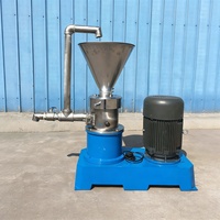 Moulin colloïdal en acier inoxydable pour poudre micronisée de cacahuètes/peinture/encre/produits chimiques, petit/moyen, industriel, liquide