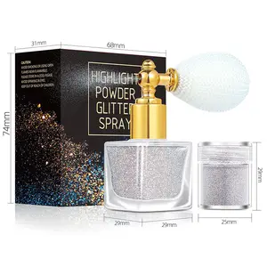 OEM Private Label Glitter Face Highlighter Shimmer Body Spray