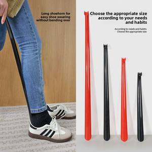 D5370 Al por mayor Calzador de plástico ABS con mango largo, ideal para hoteles y mujeres <span class=keywords><strong>embarazadas</strong></span>, que evita la necesidad de doblarse - Product Image 4