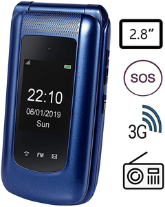 Téléphone portable à double écran 380d 2,4 pouces et 1,77 pouces, gros boutons, SOS, 4G, téléphone à clapet 4G - Product Image 6