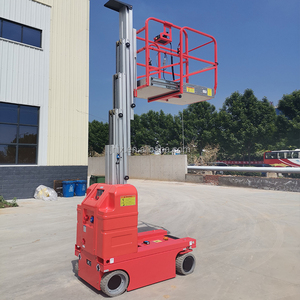 Pengangkat lfit hidrolik satu pria, tiang pengangkat <span class=keywords><strong>Platform</strong></span> kerja paduan aluminium - Product Image 5