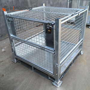 कस्टम धातु फोल्डिंग भारी शुल्क जस्ता गैविनाइज्ड विश्वसनीय स्थिर हल्के स्टील स्टिलवेज पैलेट - Product Image 2