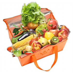 Sac isotherme réutilisable personnalisé avec logo, motif dessin animé, écologique, pour gâteaux, pizzas, vins, boissons, design imperméable, vente en gros - Product Image 4
