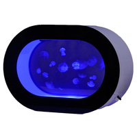 Petit aquarium rond en acrylique pour méduses, aquarium créatif, utilisation multi-espaces, 8L/18L, idée cadeau Meditech