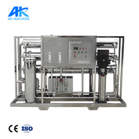 Roulement de moteur pour usine de traitement d'eau RO en acier inoxydable 304/316, production de 3000 L/heure, certifié CE pour l'industrie des boissons, fourni directement par l'usine