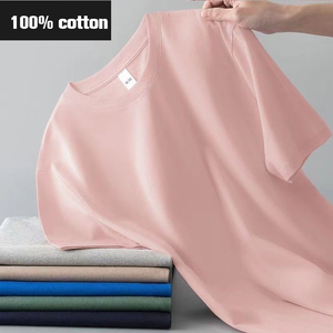 เสื้อยืดผ้าฝ้าย 100% ราคาโรงงาน ผู้ผลิต รับสกรีนโลโก้ เสื้อยืดเรียบๆ แบบยูนิเซ็กส์ สำหรับผู้หญิงและผู้ชาย - Product Image 3
