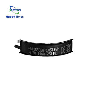 סוללה ליפו דק 155628 3.7v 14mah 14mah קטן מעוקל קטן li-פולימר תא סוללה חכם טבעת לבישה חכמה בצורת מיוחדת - Product Image 5