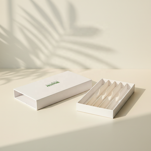 Caja de Regalo de Cigarrillos King XL de Papel Blanco, Paquete de <span class=keywords><strong>5</strong></span> Unidades a Prueba de Niños, Caja de Cigarrillos con Cajón Deslizable Personalizado - Product Image 5