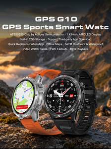 Reloj Inteligente DT G10 para Exteriores con GPS, Navegación sin Conexión, Llamadas por BT, Brújula, Asistente de Voz IA, Reloj Deportivo Inalámbrico TWS - Product Image 2