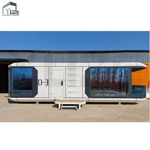 Op Maat Gemaakte Geprefabriceerde Stacaravan 2 Slaapkamer Aanhangwagen Capsule Containerhuis Ontwerp - Product Image 1