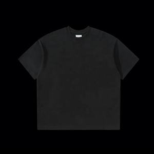 Elegante algodón pesado 320gsm logotipo personalizado de gran tamaño hombres camiseta hombres Plain Boxy Fit camisetas en blanco - Product Image 1