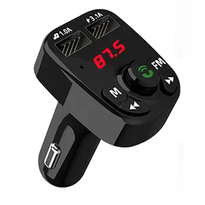 2021 new multi-function multi-charging Smartphone Charger Car Kit FM Transmitter Car MP3 Player Dual USB Fast Phone Car Charger
