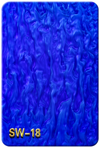Hojas de color negro madre perla hojas de acrílico de mareas cerúleas tablero de panel de plástico - Product Image 4