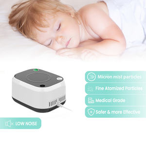 Keluaran baru 2025 produsen OEM penggunaan rumahan <span class=keywords><strong>Nebulizer</strong></span> AC medis dengan cangkir obat yang dapat disesuaikan - Product Image 6