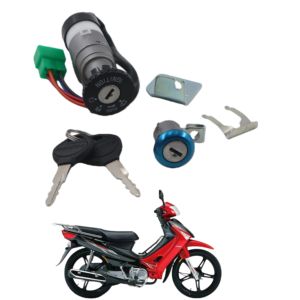 Rekabetçi Toptan Fiyatla Orijinal Fabrika Haojue 110-2 Karbüratörlü Versiyon Motosiklet için Hırsızlık Önleyici Güvenlik Kilidi Seti - Product Image 1