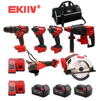 Kit d'outils électriques sans fil professionnel 13 pièces avec batteries au lithium 18V/21V Max – Prix de gros pour la vente