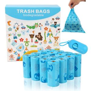 Sacs à déjections pour animaux de compagnie biodégradables et compostables, pack familial personnalisé, sacs de collecte de crottes de chien, fabrication en gros, Japon - Product Image 1