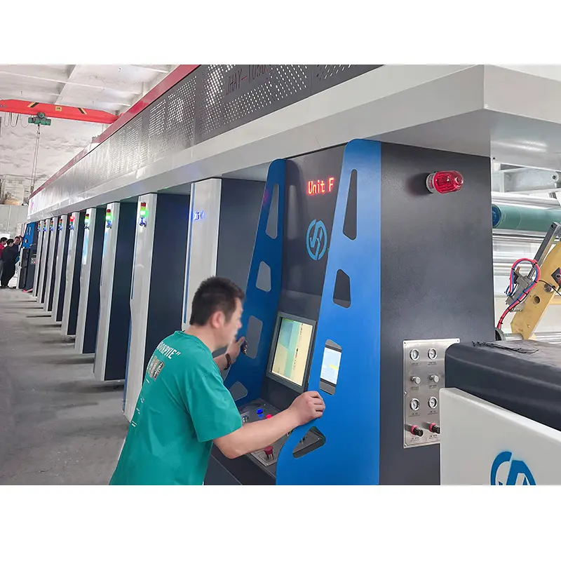 Gran máquina de impresión de huecograbado para paquete de cigarrillos de papel; Máquina de impresión personalizable para comerciantes en China.