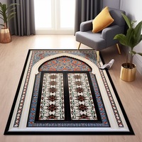 Islamischer Gebets teppich Türkische Kirche Teppich Gebets matte Home Muslim Janamaz Gebets teppiche Gedruckte Muster Reise gebets matte