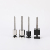 HIMOWAY Adaptateur d'entretoise pour garde-corps en verre en acier inoxydable, boulon de fixation, goujon de retenue, design moderne pour balustrades