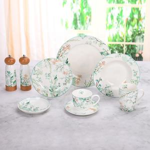 Set Alat Makan Malam Keramik Tulang Halus Grosir Desain Baru 20 Buah 47 Buah 72 Buah - Product Image 3