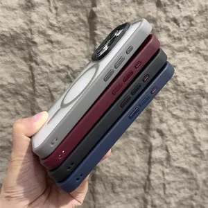 Nueva Funda Magnética de Lujo para Teléfono, TPU+PC, para <span class=keywords><strong>11</strong></span>-17 y 13 Pro Max, Carga Inalámbrica, Antihuellas, Antigolpes - Product Image 3