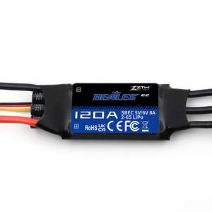 ZTW Beatle G2 120A ESC 2-6S SBEC 5V/6V réglable 8A 32 bits sans balais à faible production de chaleur pour avion RC à voilure fixe - Product Image 4