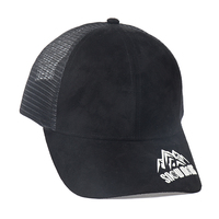 Gorra de Camionero Deportiva Impermeable de 6 Paneles, Malla Transpirable, Relieve, 50% Algodón, 50% Poliéster, Gorra de Béisbol de Alta Calidad