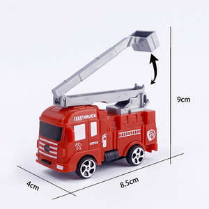 Mini figurines de <span class=keywords><strong>camion</strong></span> de <span class=keywords><strong>pompier</strong></span>: jouet amusant, durable et sûr pour les enfants Parfait pour les petits pompiers et les collectionneurs Design compact Sparks - Product Image 2