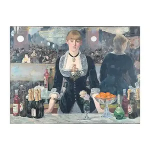 Classical Impressionism Manet Portrait Art Decoration Famous Reproduction Bar Woman Oil Painting