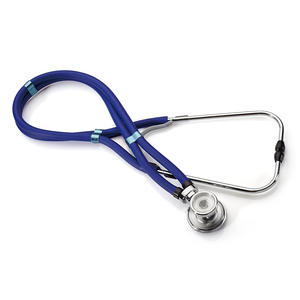 Stéthoscope multifonctionnel Zhengyuyue bleu, tout en cuivre, double tube, qualité médicale, pour usage domestique et clinique - Product Image 2