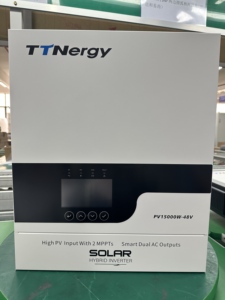 ระบบโซลาร์ไฮบริด 12 กิโลวัตต์ เชื่อมต่อกับระบบไฟฟ้าสาธารณะ - Product Image 2