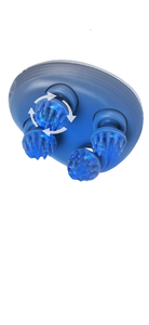 Masseur de tête et de cuir chevelu en alliage de zinc et céramique, type <span class=keywords><strong>casque</strong></span>, pour soins personnels, masseur électrique - Product Image 6