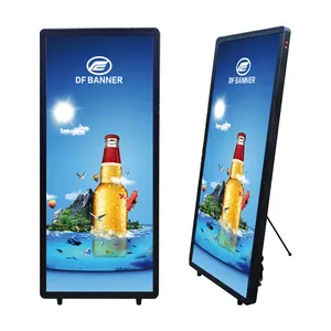 Portable Backpack Billboard Human Walking Billboard LED And LCD Type For Marketing Purpose