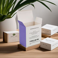 Cajas de Jabón Personalizadas OEM de Alta Calidad con Material de Cartón Repujado, Forma Rectangular para Envasado de Aceites Esenciales y Cremas Faciales
