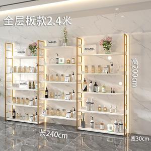 Étagère et présentoir cosmétiques modernes en métal avec éclairage LED pour salon et magasin - Product Image 4