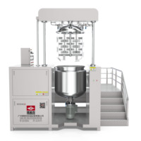 Mélangeur émulsifiant sous vide à double cylindre hydraulique personnalisable réservoir de mélange à double enveloppe