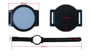 Logo stampato senza contatto RFID NFC ABS Watch Nylon braccialetto regolabile 13.56Mhz per palestra <span class=keywords><strong>VIP</strong></span> - Product Image 5